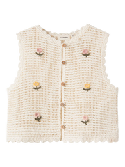NMFFLORA KNIT VEST LIL 92/2Y