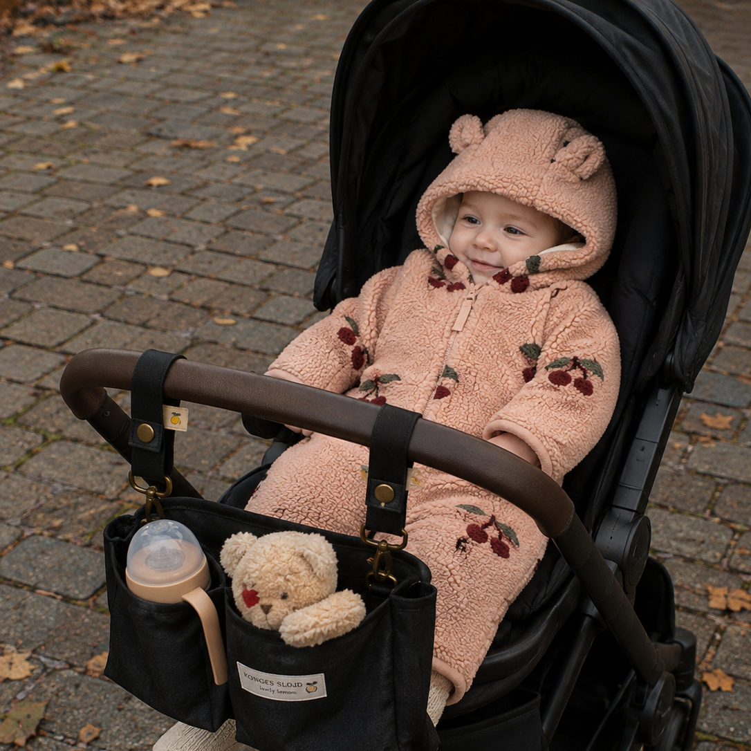 Konges Sløjd JODY TEDDY ONESIE GRS MA GRANDE CERISE BLUSH