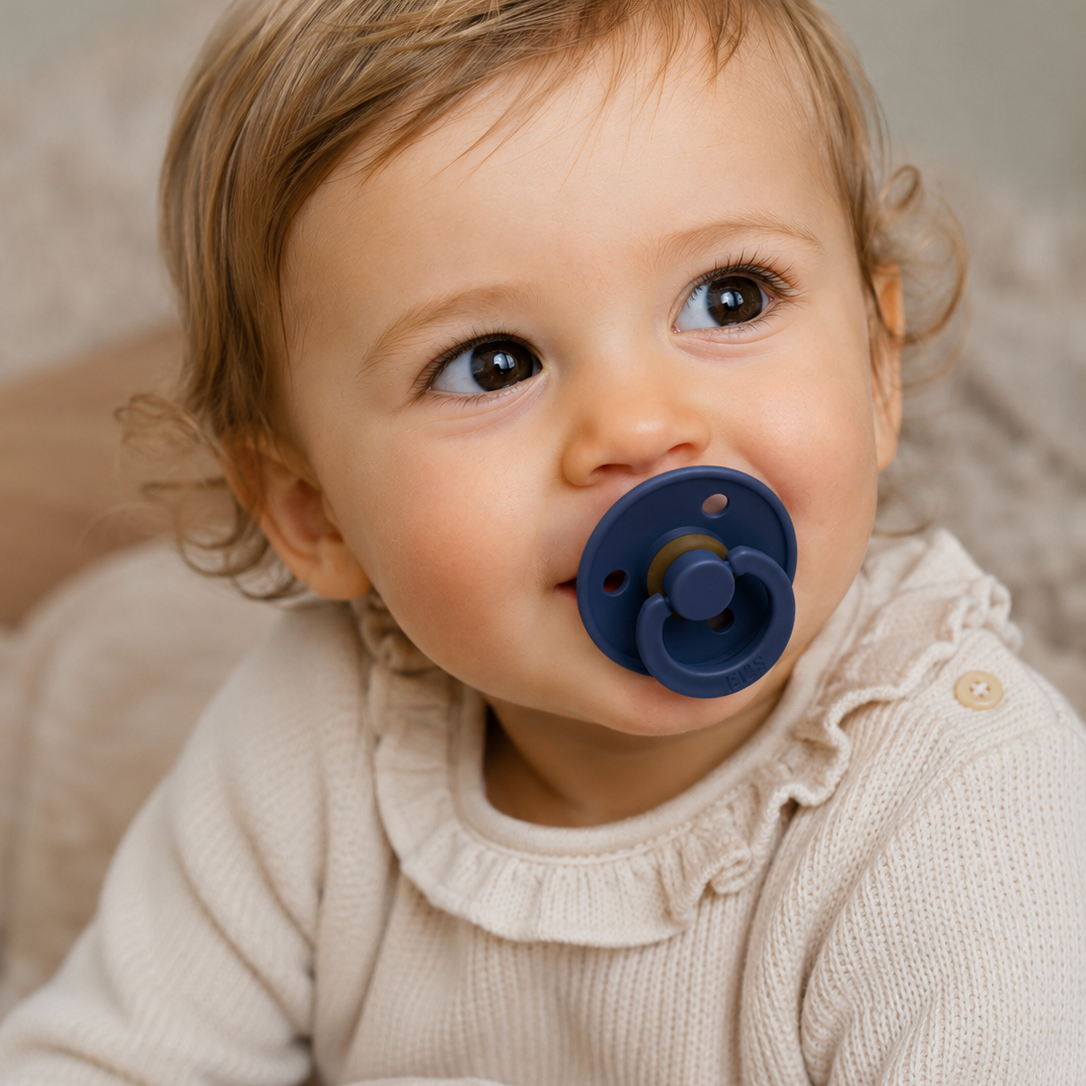 Bibs Colour 2 pack - Iron/Baby Blue - size 3