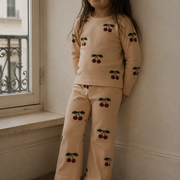 Konges Sløjd ELLA PANTS GOTS MA GRANDE CERISE