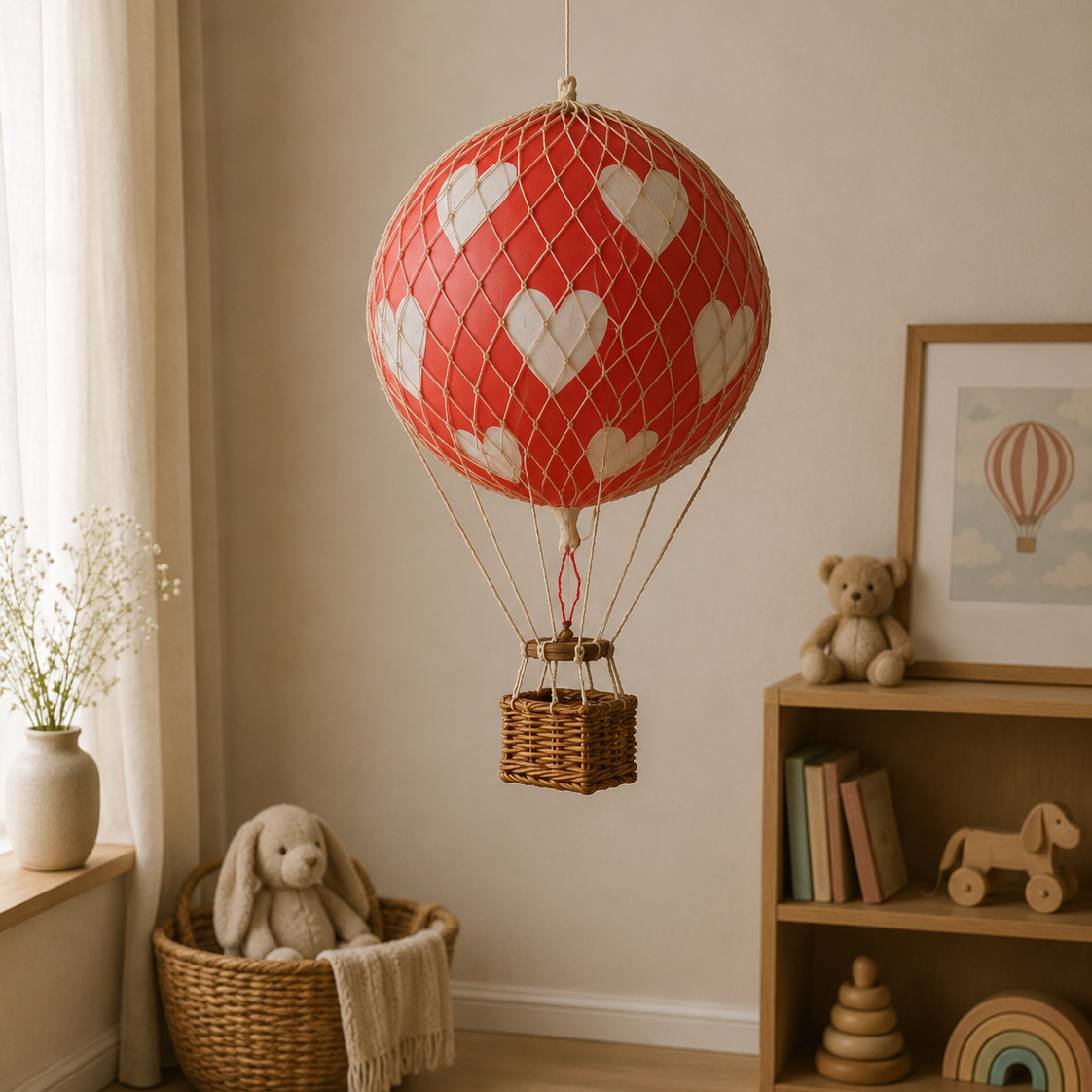 Autentic models - Luftballon 30 cm med hjerter