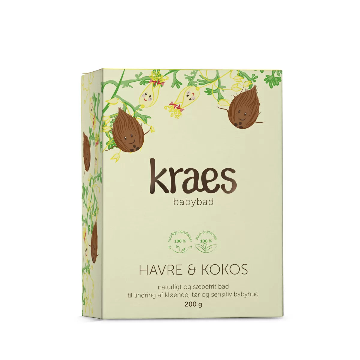 KRAES babybad - Havre & kokos 200g