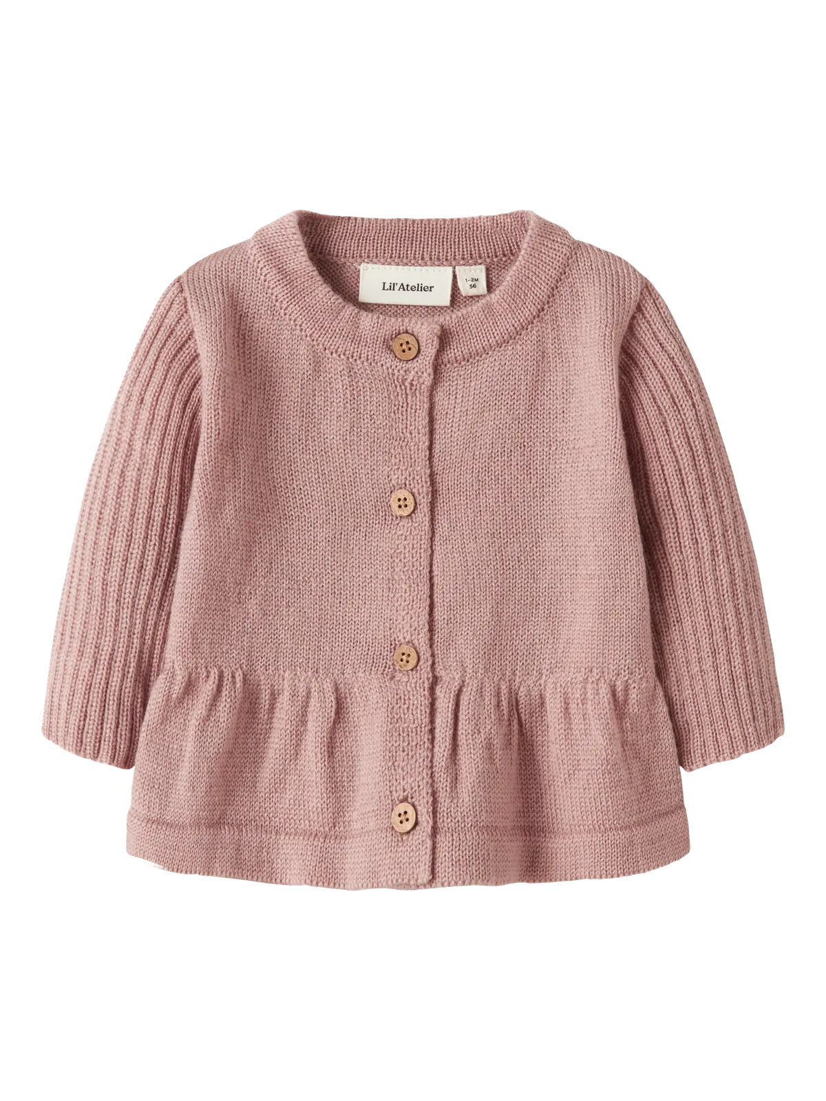 Lil Atelier NBFNOMO NIA WOOL LS KNIT CARD LIL