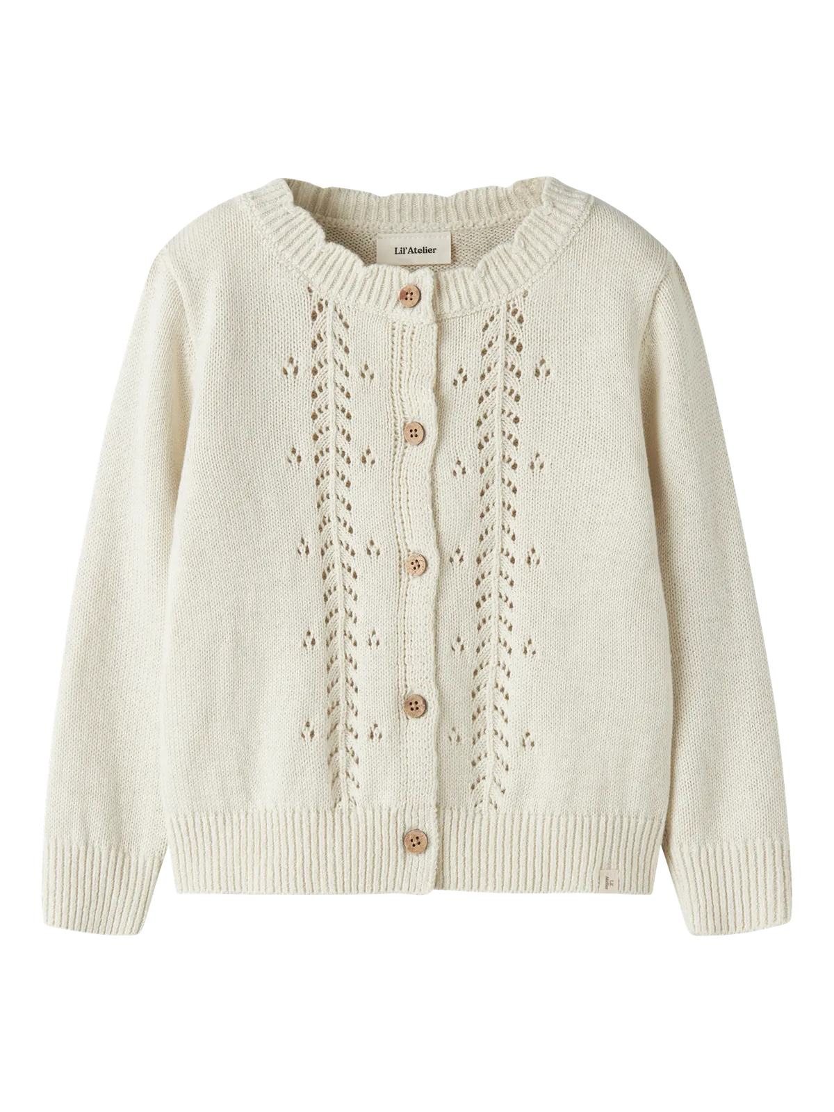 Lil Atelier NMFOPLEA LS KNIT CARD LIL