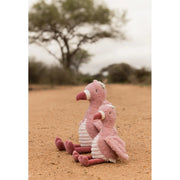 Little Dutch - Krammedyr Flamingo 35 cm - Safari Friends