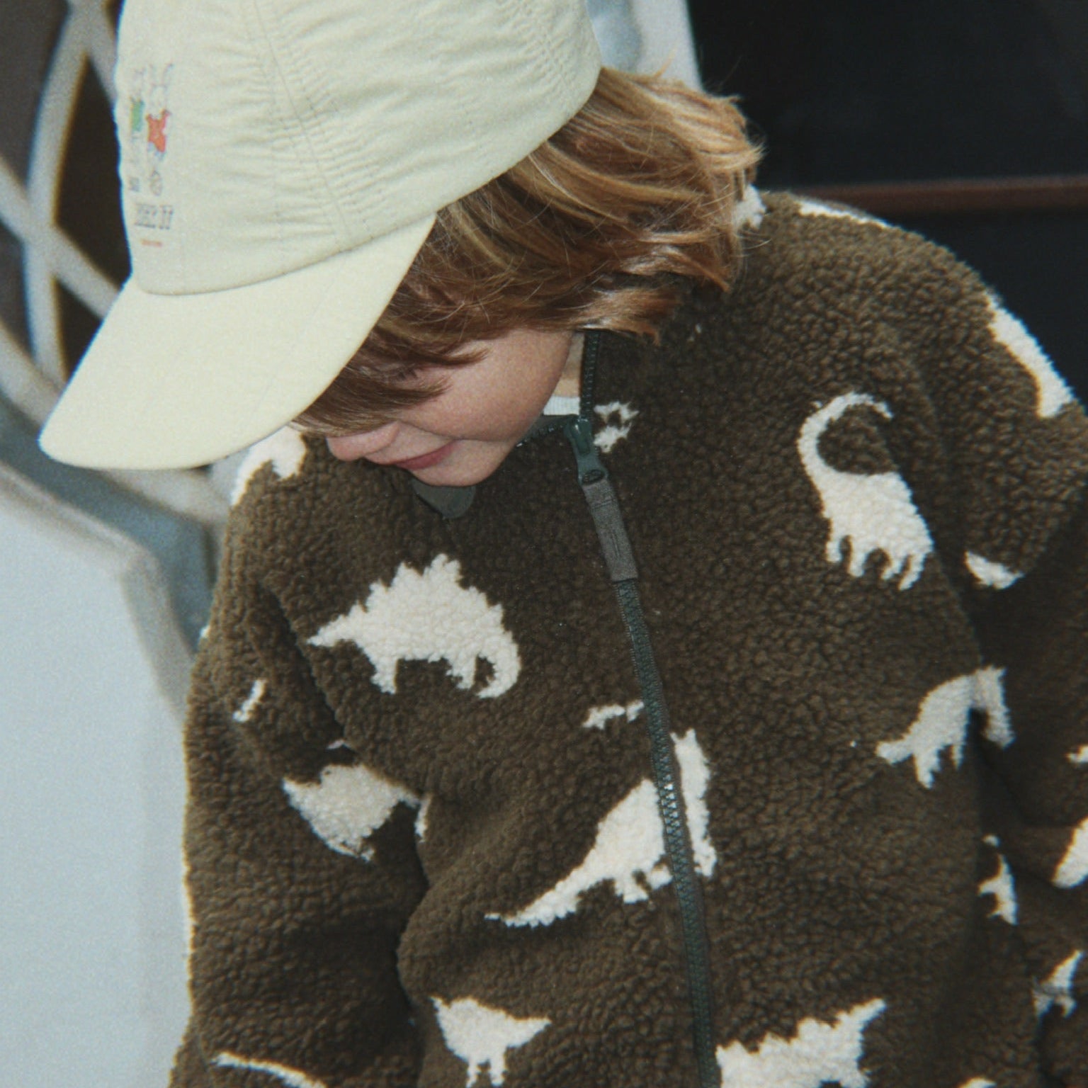 Konges Sløjd JODY TEDDY JACKET DINO SILHOUETTE GRS