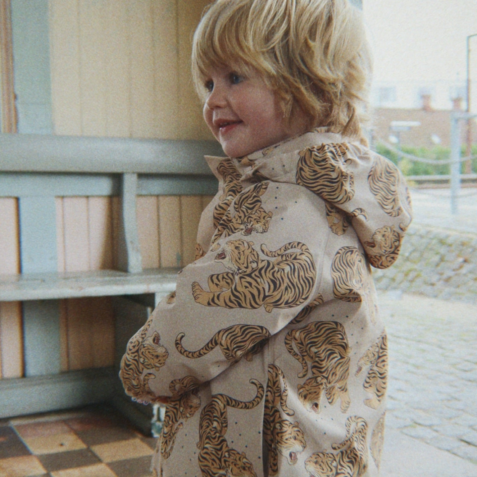 Konges Sløjd RAINY PALME SET PANTHERA BEIGE 92/2Y