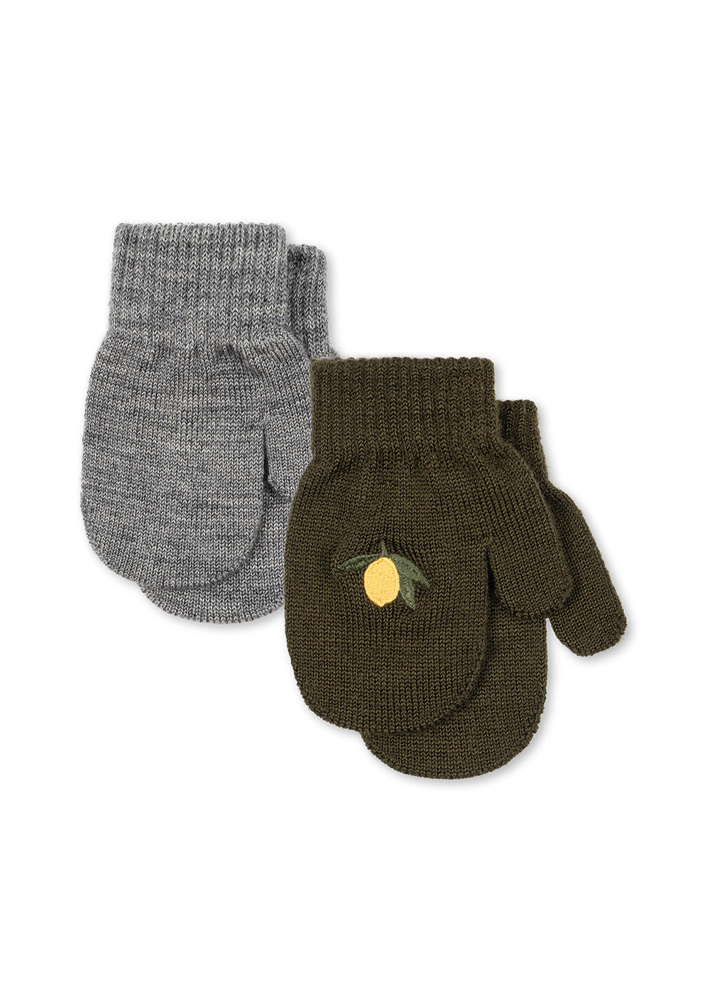 Konges Sløjd 2 PACK FILLA MITTENS KOMBU GREEN