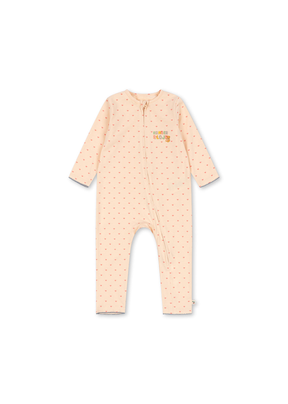 Konges Sløjd BASIC ZIP ONESIE GOTS TEDDY COEUR