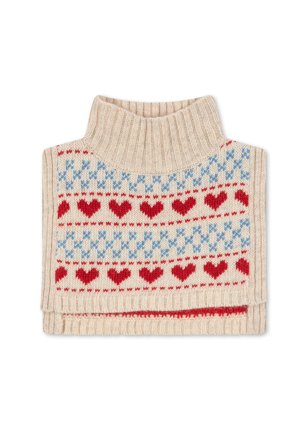 Konges Sløjd Belou Neckwarmer - Heart 52/2-4Y