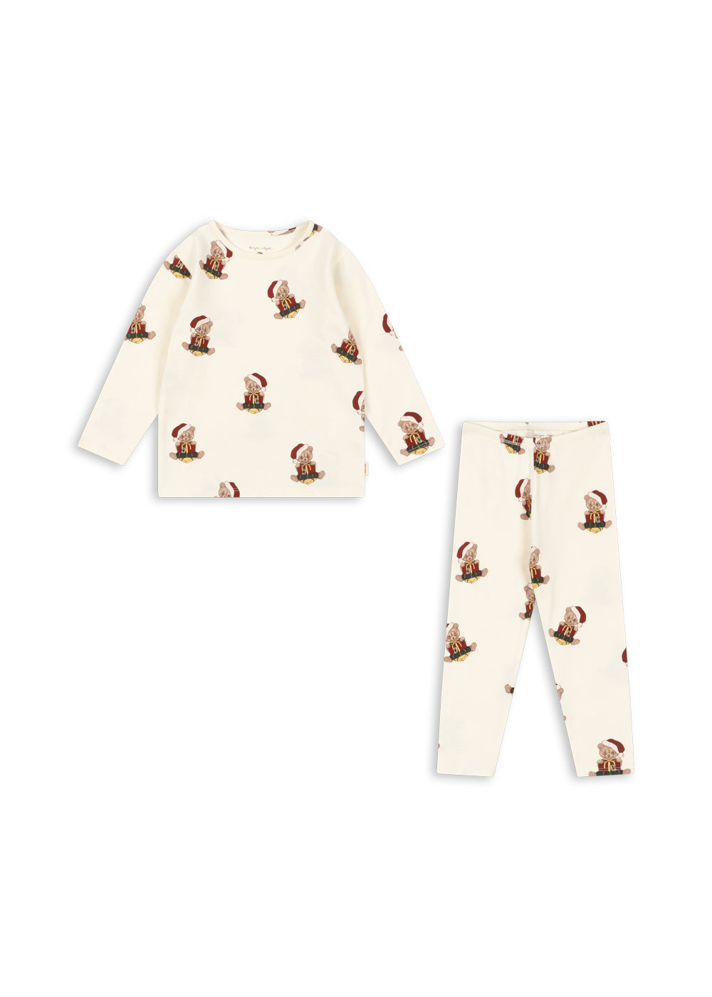 Konges Sløjd BASIC BLOUSE/PANTS SET GOTS TEDDY BEAR