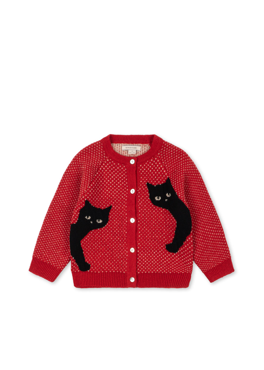 Konges Sløjd BELOU CARDIGAN CAT ROUGE