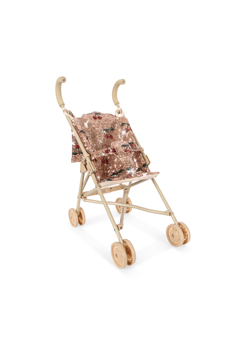 Konges Sløjd SPARKLY DOLL STROLLER - CHERRY SEQUIN