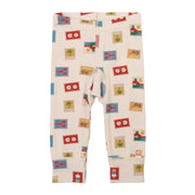 Leggings frimærker 86/18m / Beige