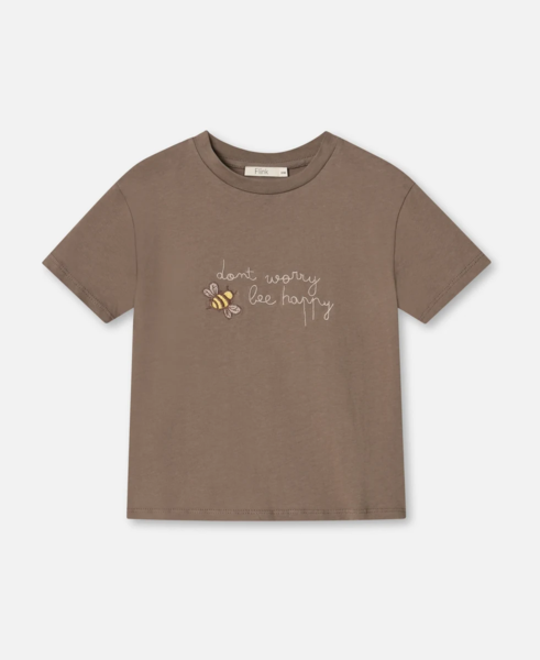 SOMMER BEE T-SHIRT - PINE BARK