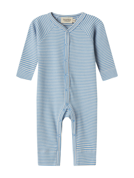 Rena, Modal Fine Rib, body, New Born - Blue stripe