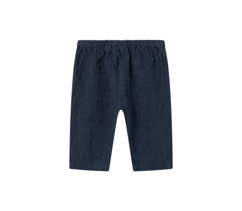 Panto, Chambray, bottoms, Baby - Dark blue stripe