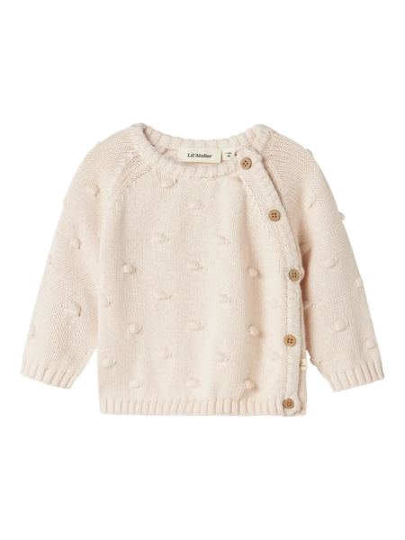 NBFGABLE LS WRAP KNIT LIL