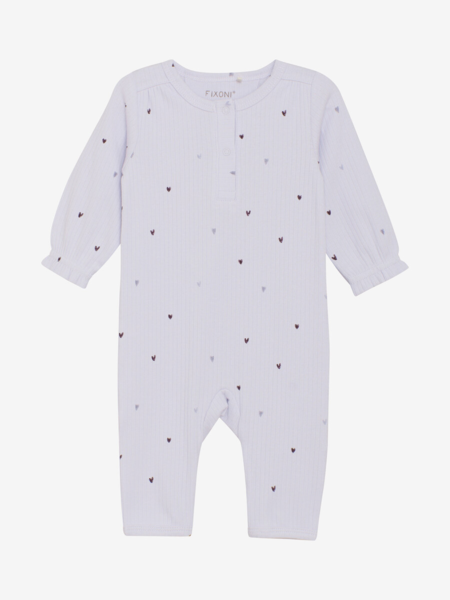 Fixoni - Romper LS Rib - Orchid Hush