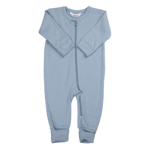 Øko Bomuld Jumpsuit Støvet blå