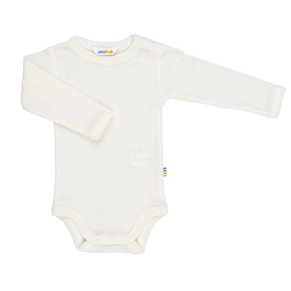 Øko uld silke Langærmet Body off-white