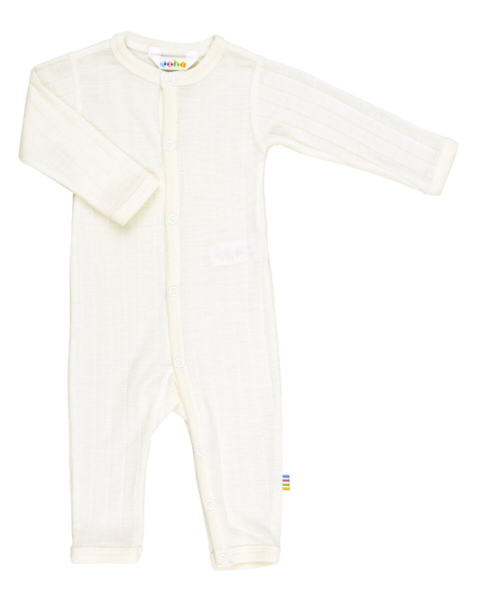 Øko uld silke jumpsuit off-white