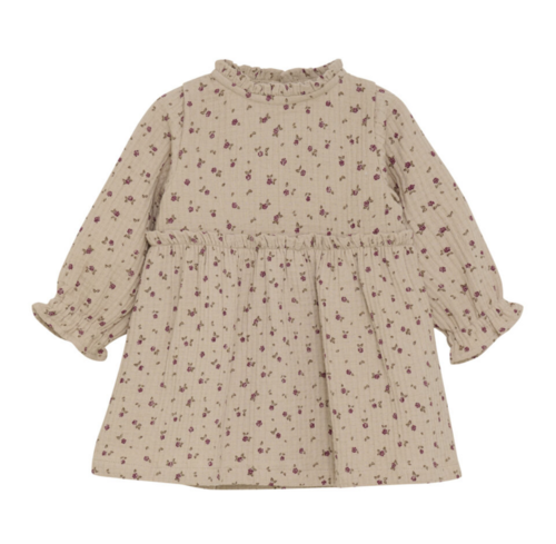 Dress LS AOP w. Lining