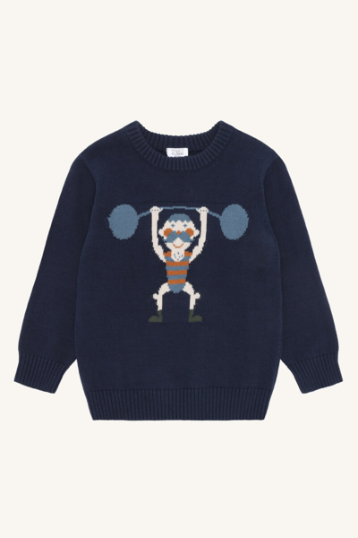 HCPelle Knit Strong Man navy