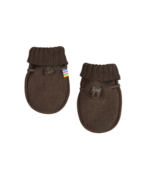BABY MITTENS Mrk. brun