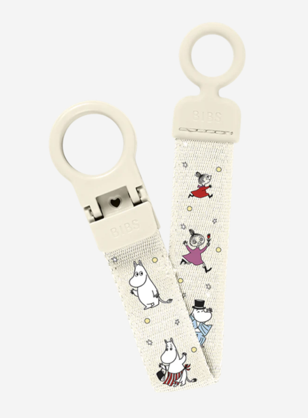 BIBS x Moomins Pacifier Clip Loop - Ivory