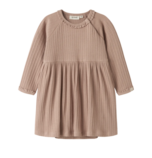 NBFBABETTE LS BODY DRESS LIL