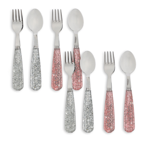 8-PAKKE GLITTERBESTIK