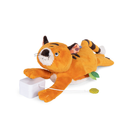 Moulin Roty - Tøjdyr med musikoptræk - Tiger 37 cm - Dans la Jungle