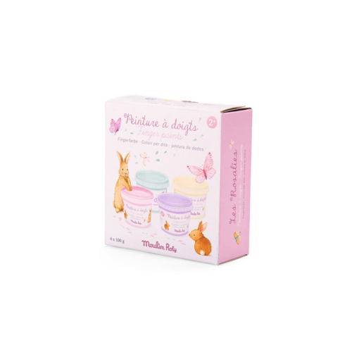 Moulin Roty - Fingermaling 4x100g - Les Rosalies