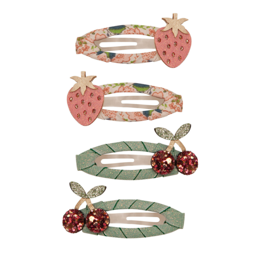 Mimi & Lula - 4 hårspænder - Fruity Floral Florence