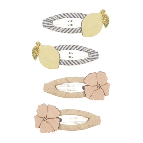 Mimi & Lula - 4 hårspænder - Lemon Blossom Amalfi