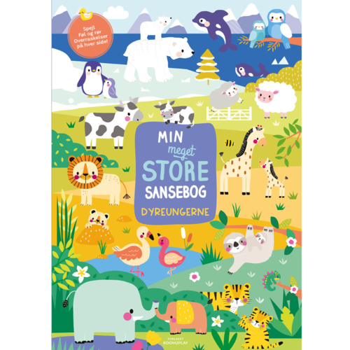 Forlaget ROOM2PLAY - Min meget store sansebog - Dyreungerne