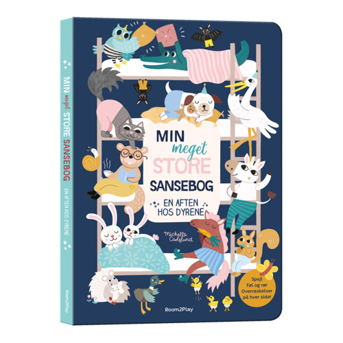 Forlaget ROOM2PLAY - Min meget store sansebog - En aften hos dyrene