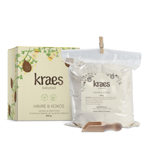 KRAES babybad - Havre & kokos 600g