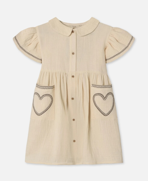 AMOUR SS DRESS - SANDSHELL