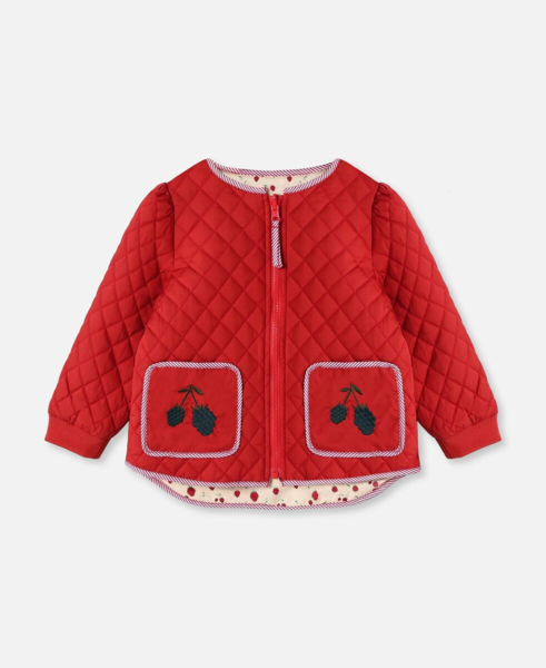 KOTA BERRY JACKET - POMPEIAN RED AOP