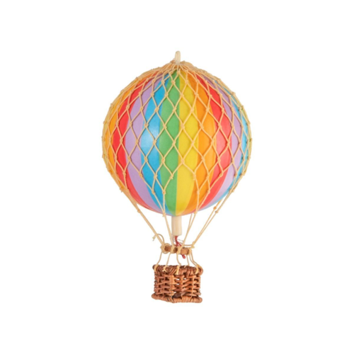Luftballon 13 cm regnbue