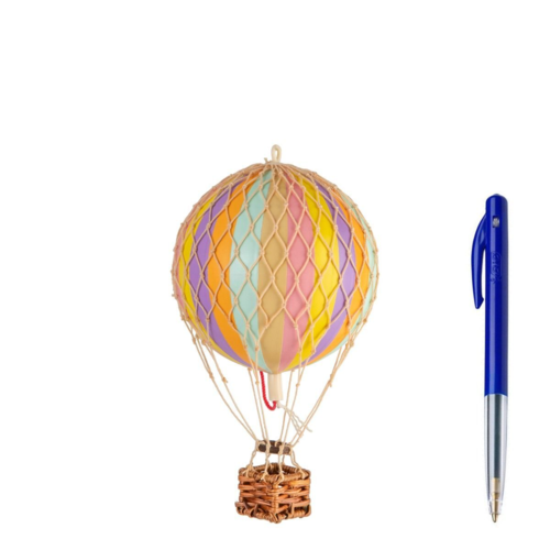 Luftballon 13 cm regnbue pastel