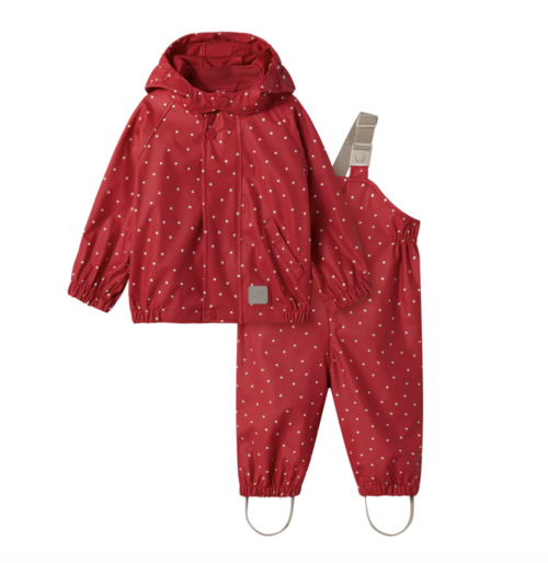 Oddy Set, Regnsæt - Red Dew Dot