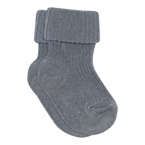 Story socks - stone blue