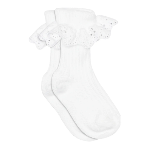 Lisa socks - lace White