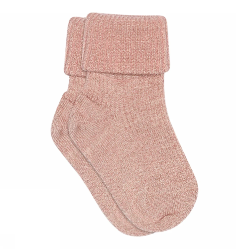 Ida glitter socks - Silver Pink
