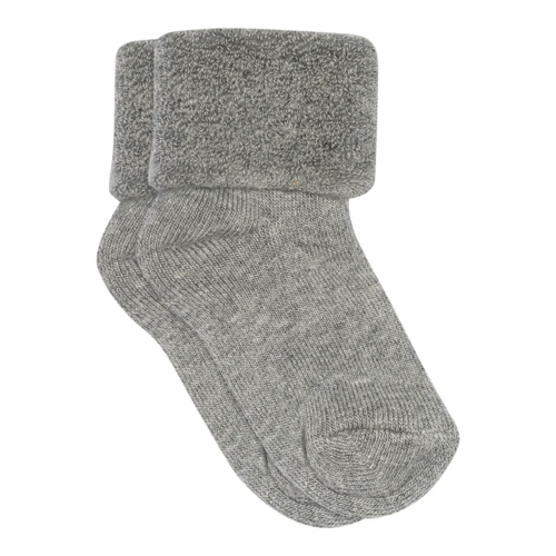 Cotton baby sock - Grey Melange