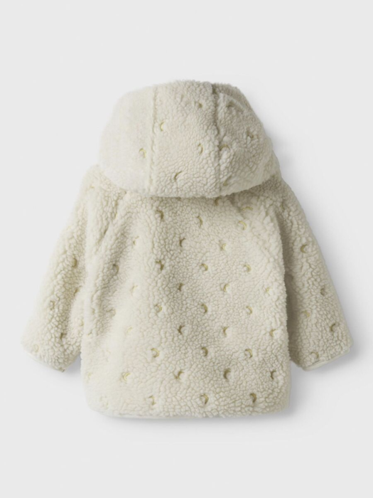 BRODERET TEDDY-JAKKE - turtledove