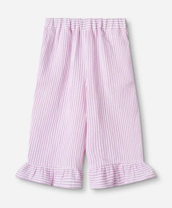 CIAO STRIPE PANT - CLOUD DANCER PINK STRIPE